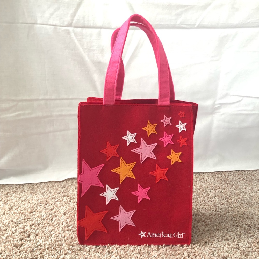 B&BW American Girl felt bag with stars